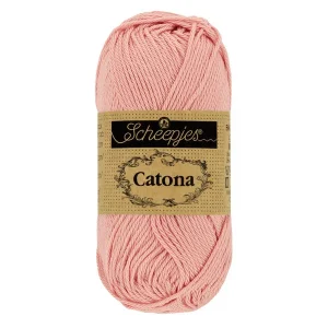 Catona 50 gram - Scheepjes - 1678-408 Old Rose