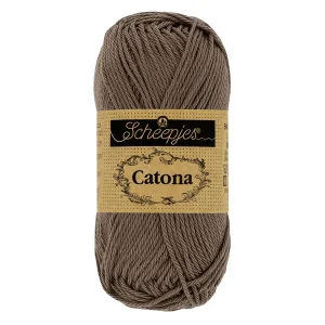 Catona 50 gram - Scheepjes - 1678-507 Chocolate